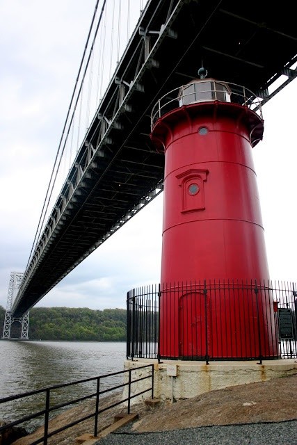 Photo:  Little Red Lighthouse under the George Washington Bridge, New York City